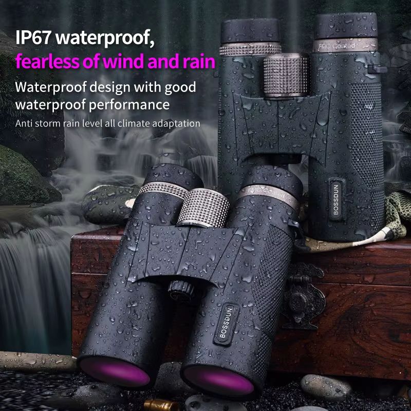 12x42 Professional Binoculars with ED Lens and BAK4 Prism Waterproof Outdoor Optics