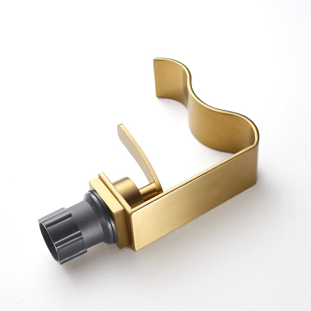 Luxury Brushed Gold Bathroom Sink Faucet