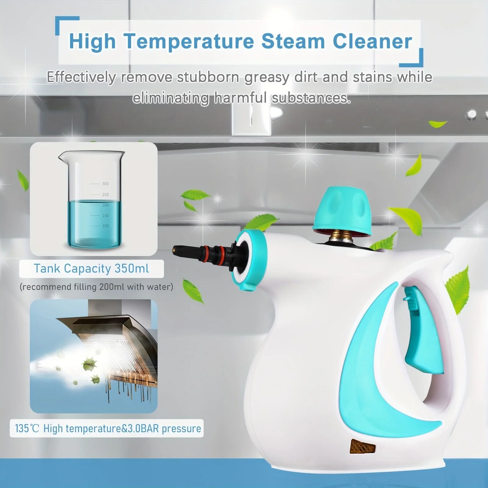 Heavy Duty Portable Handheld Steam Cleaner
