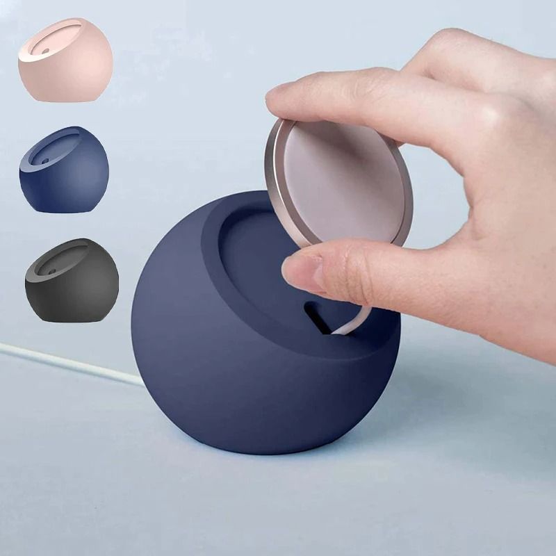Magnetic Wireless Charger Stand for iPhone Ball Shape Desk Phone Holder