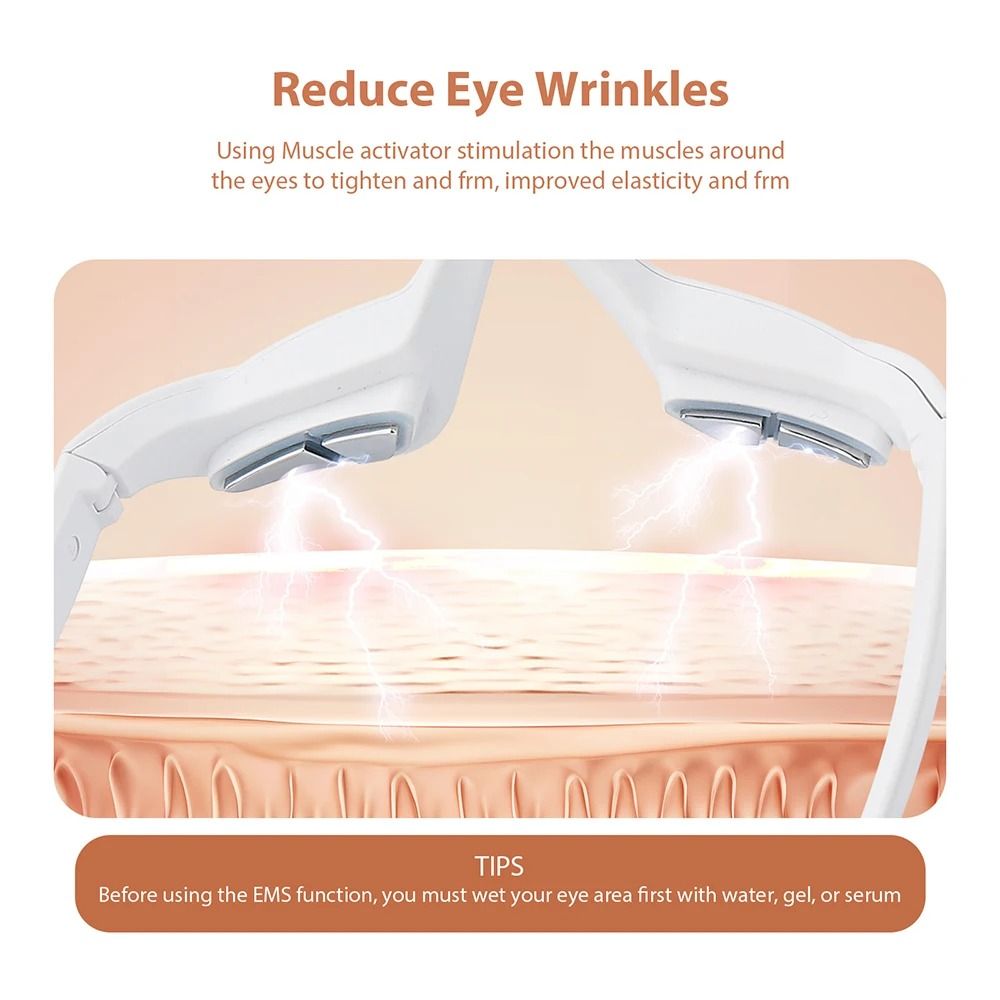 Rechargeable Eye Massager for Dark Circles and Puffiness Relief