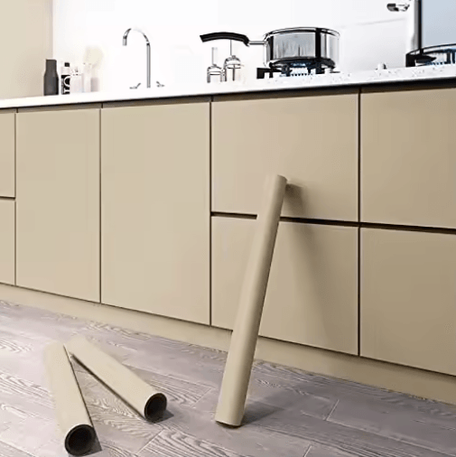 Oil-Proof Self-Adhesive Kitchen Wallpaper – Waterproof Cabinet & Wall Renovation Film (10M)