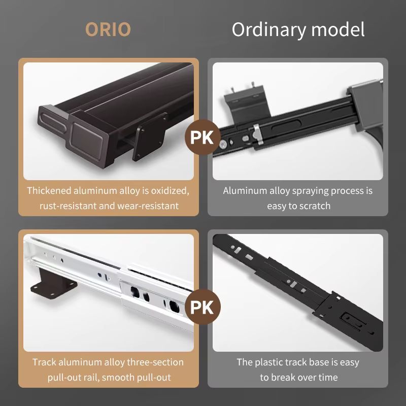 Space-Saving Expandable Sliding Pants Rack