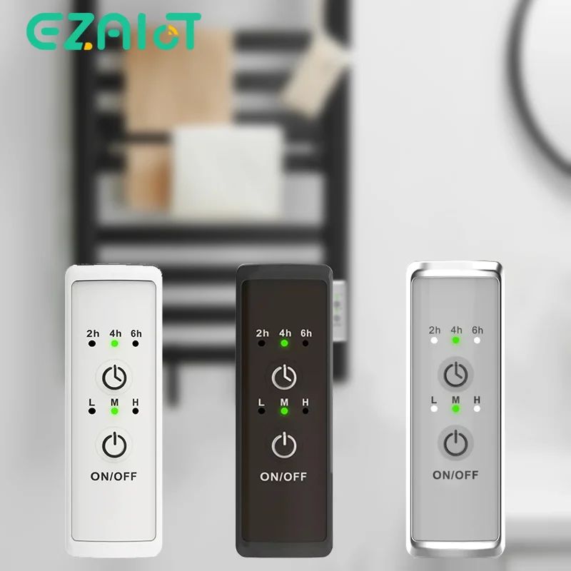 Electric Heated Towel Rack with Timer