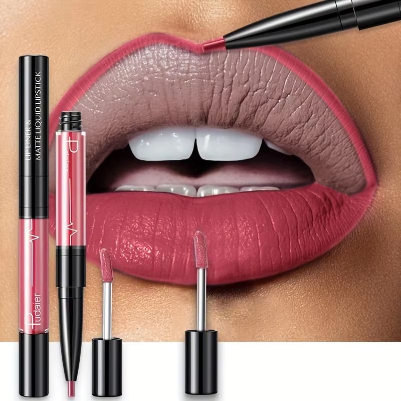 Ultra-Precise Waterproof High Pigment Lip Liner - Smooth, Sweatproof, Long-Lasting Lip Contour Pencil