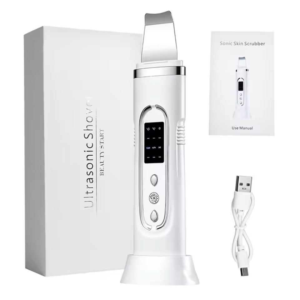 Ultrasonic Skin Scrubber Facial Cleansing Device