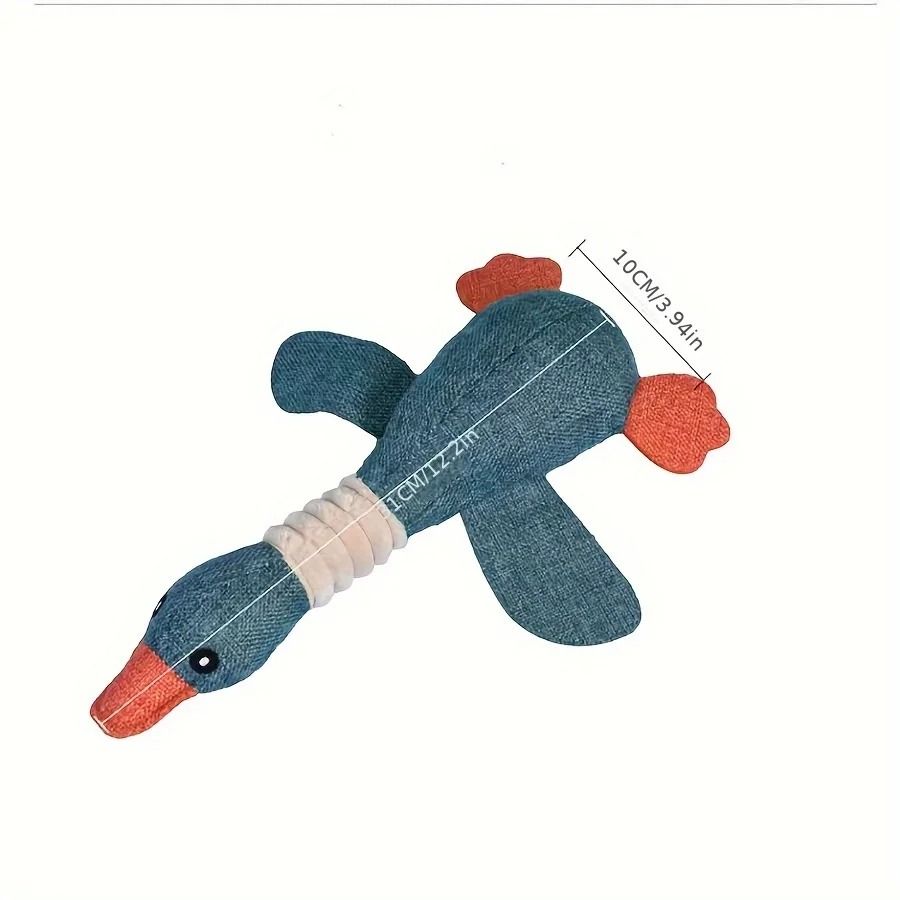 Wild Goose Bite Resistant Dog Chew Toy with Teeth Cleaning Design
