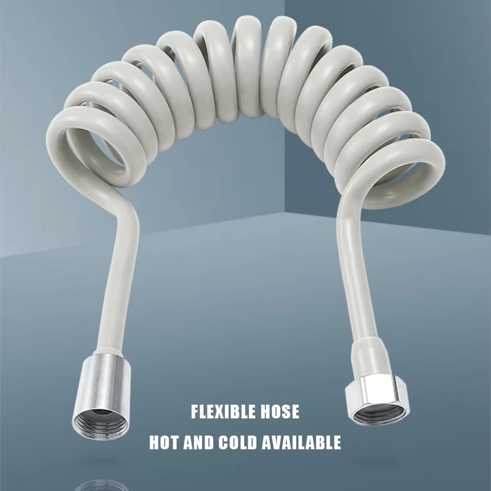 Flexible Spring Bidet Sprayer Hose for Toilet and Shower