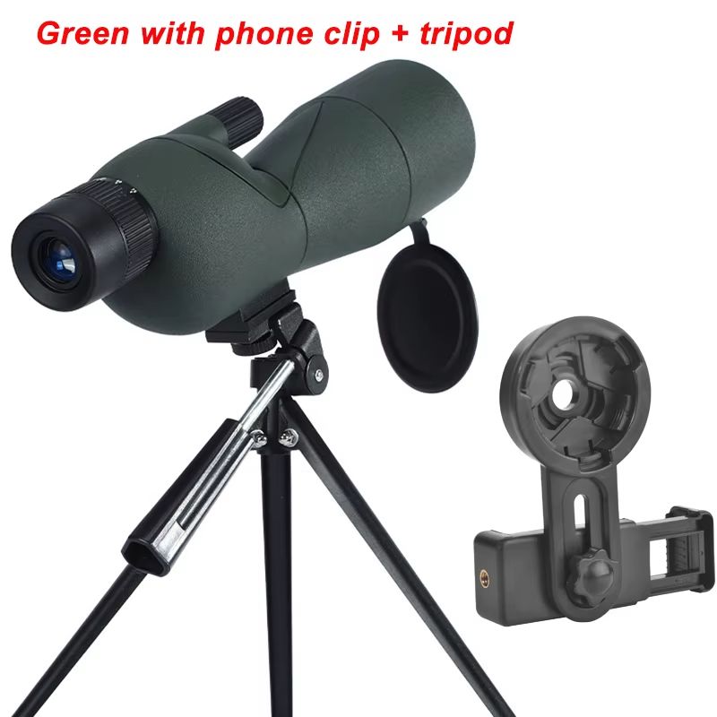 25-75x60 Zoom Spotting Scope Monocular with BAK4 Prism and ED Lens