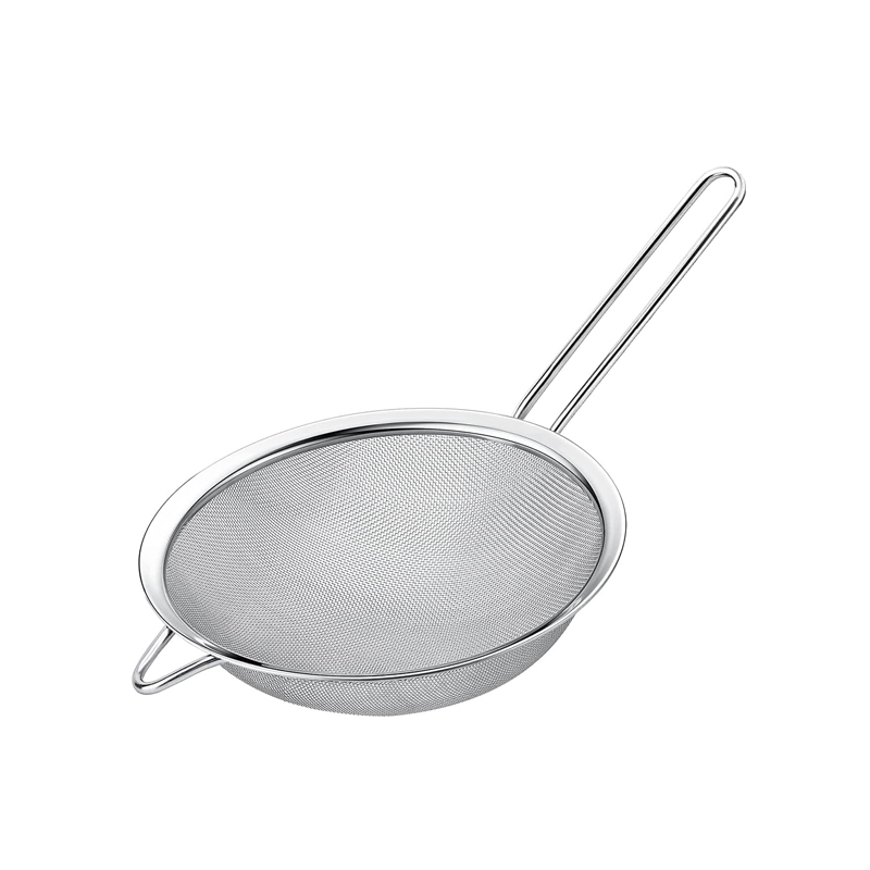 Stainless Steel Fine Mesh Strainer Set for Baking & Cooking