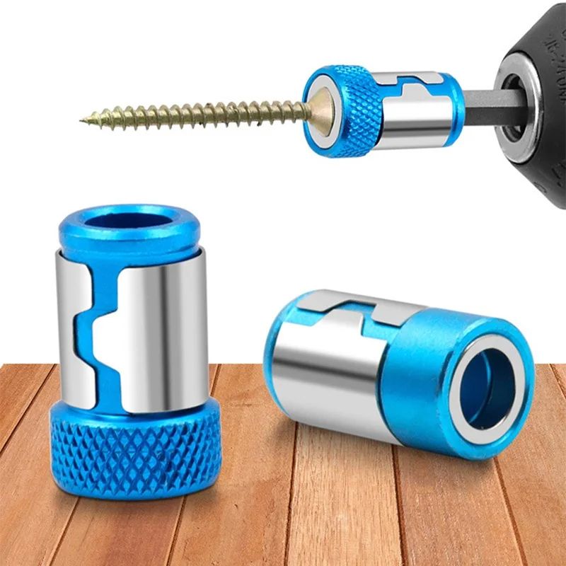 Universal Magnetic Ring Alloy Magnetizer for Screwdriver Bits, Anti-Corrosion Drill Bit Magnetic Ring Tool