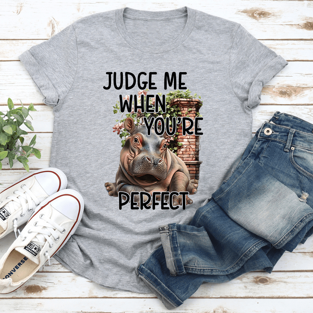 Judge Me When Youre Perfect Tee
