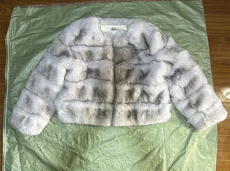 2024 Luxury Faux Raccoon Fur Coat | Premium Fluffy Winter Jacket & Thick Warm Furry Outerwear System