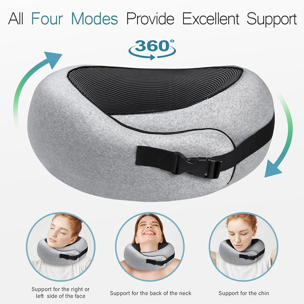 Pillow Neck Pillow U-Shaped Pillow Travel Car Neck Pillow Airplane Travel Pillow Long-Distance Flight Sleeping Artifact