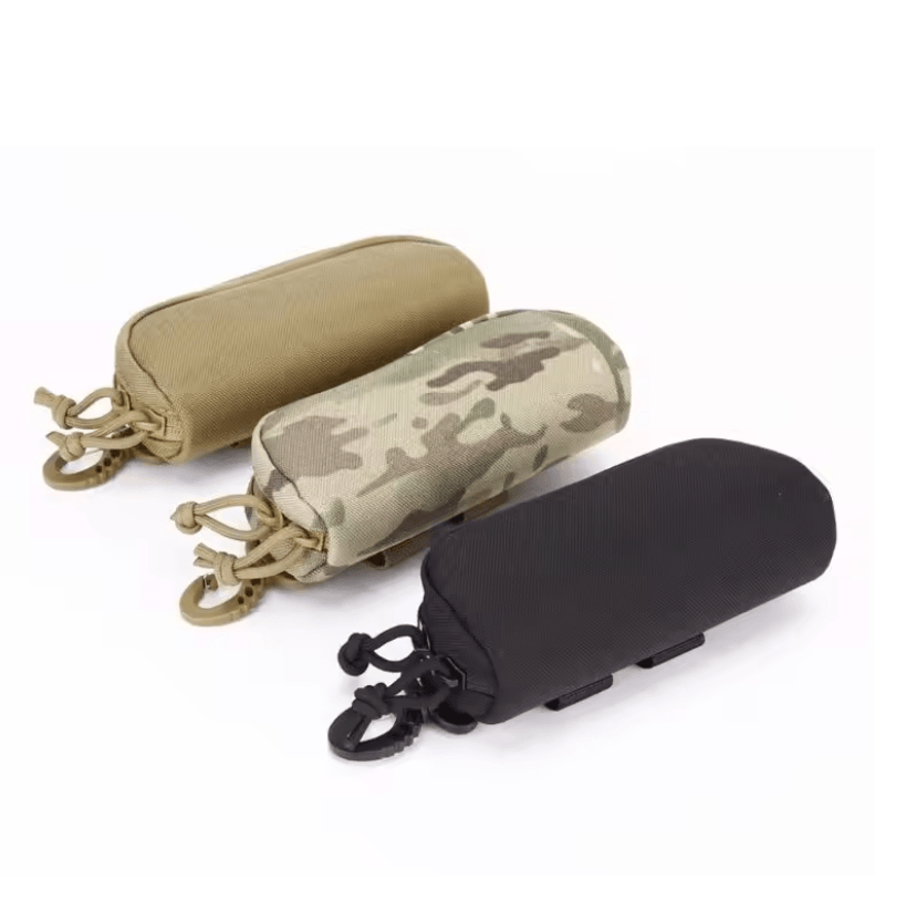Tactical MOLLE Eyeglass Case 1000D Nylon Hard Storage Pouch