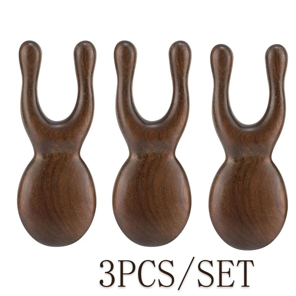 Zen-Sandalwood Sculpting System – Premium Wooden Gua Sha Facial Tool & Head Massager