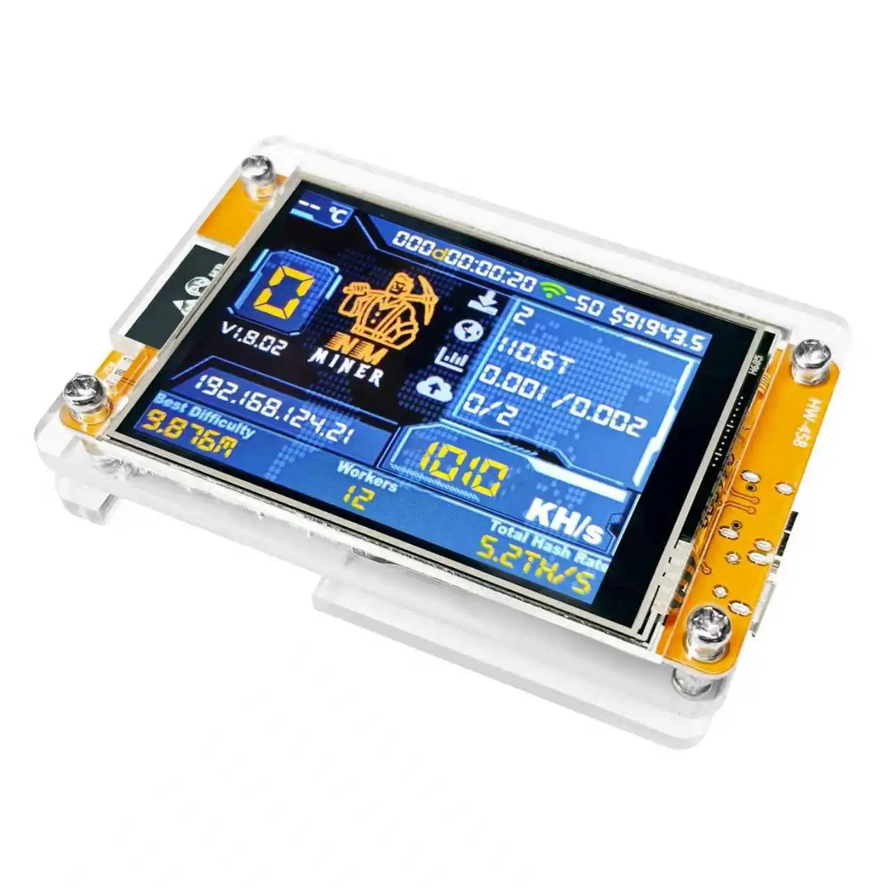NerdMiner V2 ESP32 Smart Solo Bitcoin Miner with 2.8