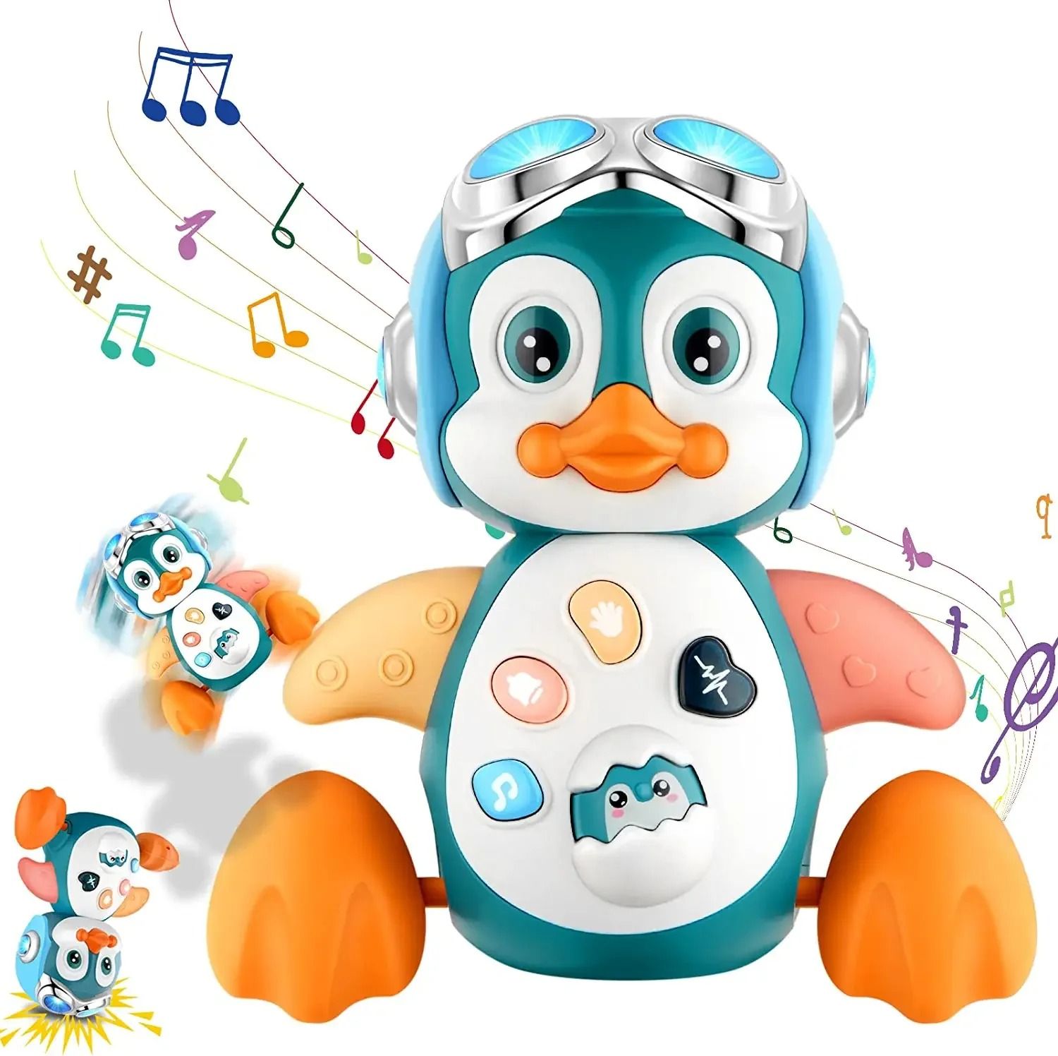 Interactive Musical Walking Penguin Toy