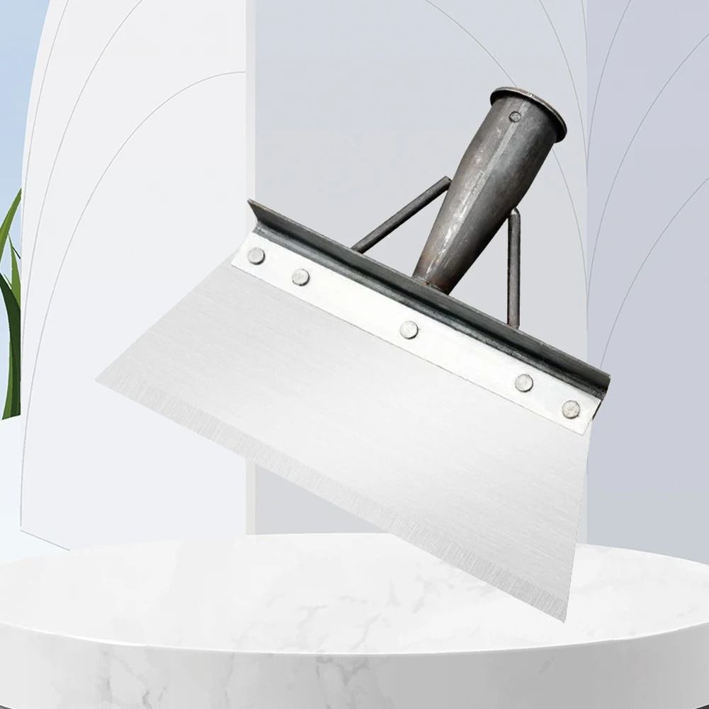 Multifunctional Outdoor Cleaning Shovel Saw Blade Steel Flat Head Shovel Efficient Garden Weeds Moss Tool