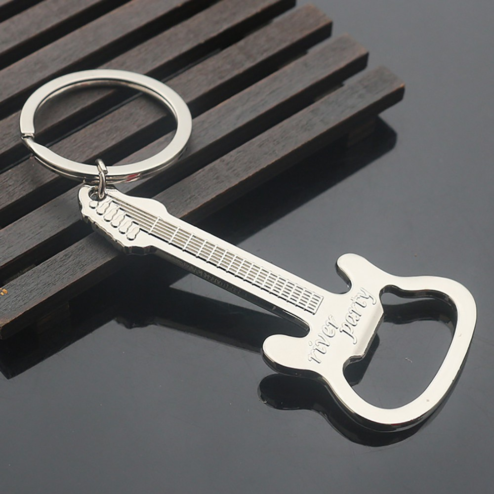 Guitar Bottle Opener Keychain