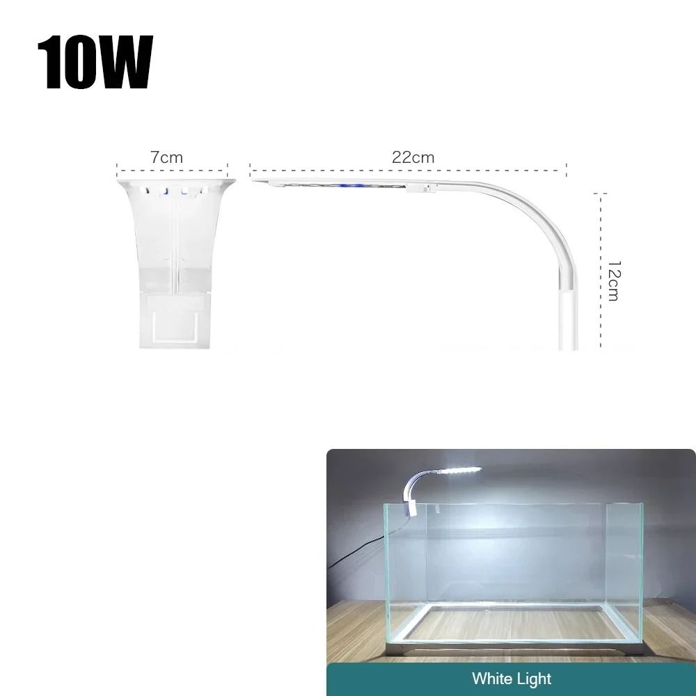 Super Slim LED Aquarium Light with Clip-On Design