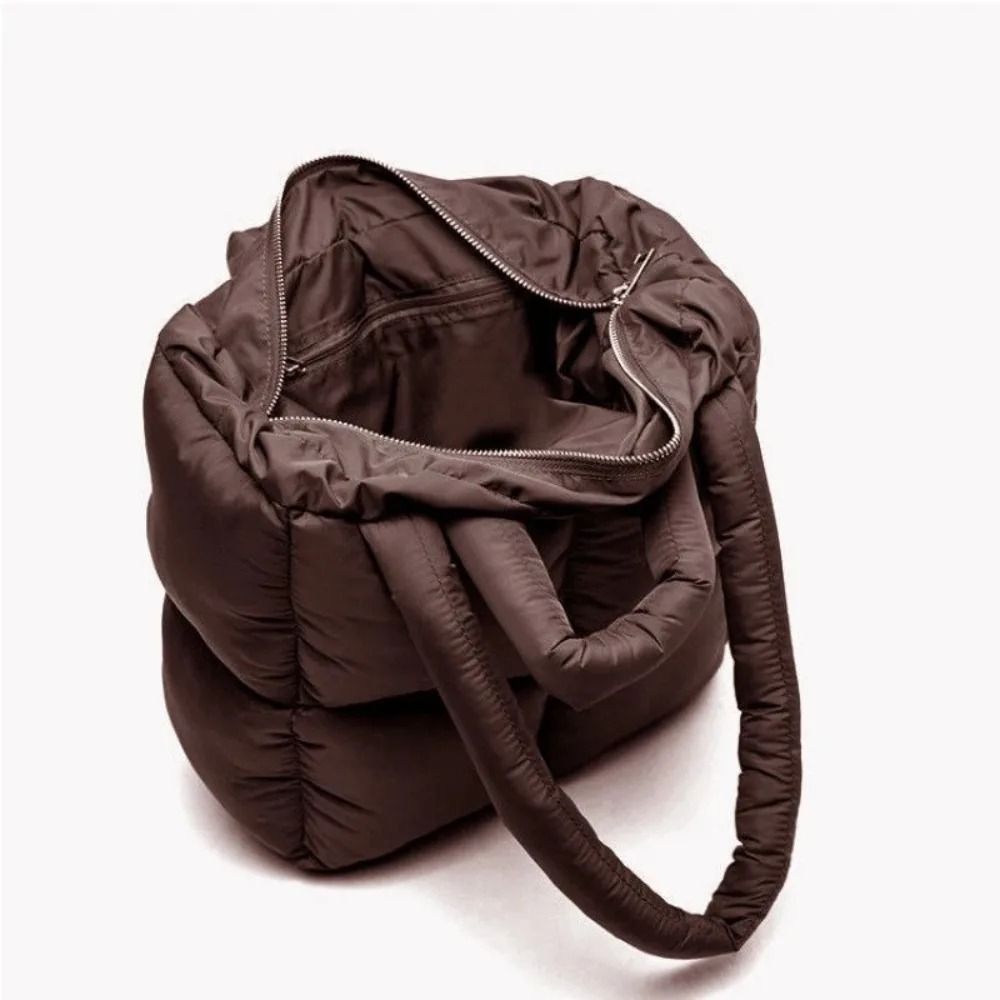 Large Capacity Puffy Quilted Shoulder Tote