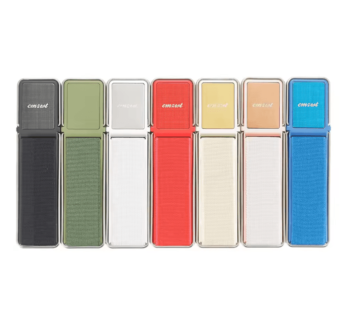 Elastic Phone Grip Strap with Kickstand Adhesive Finger Holder