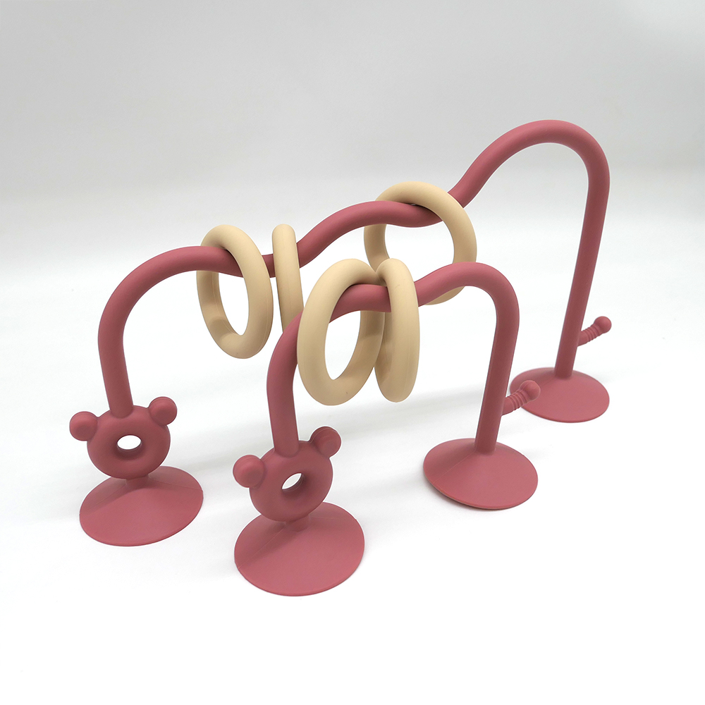 Bead Wrapped Baby Early Education Puzzle Game Toys, Silicone Children's Silicone Tabletop Toys