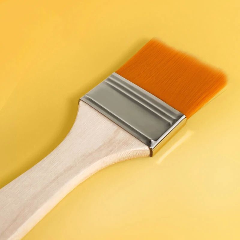 ProArt 7 Piece Flat Paint Brush Set Soft Nylon Precision Brushes