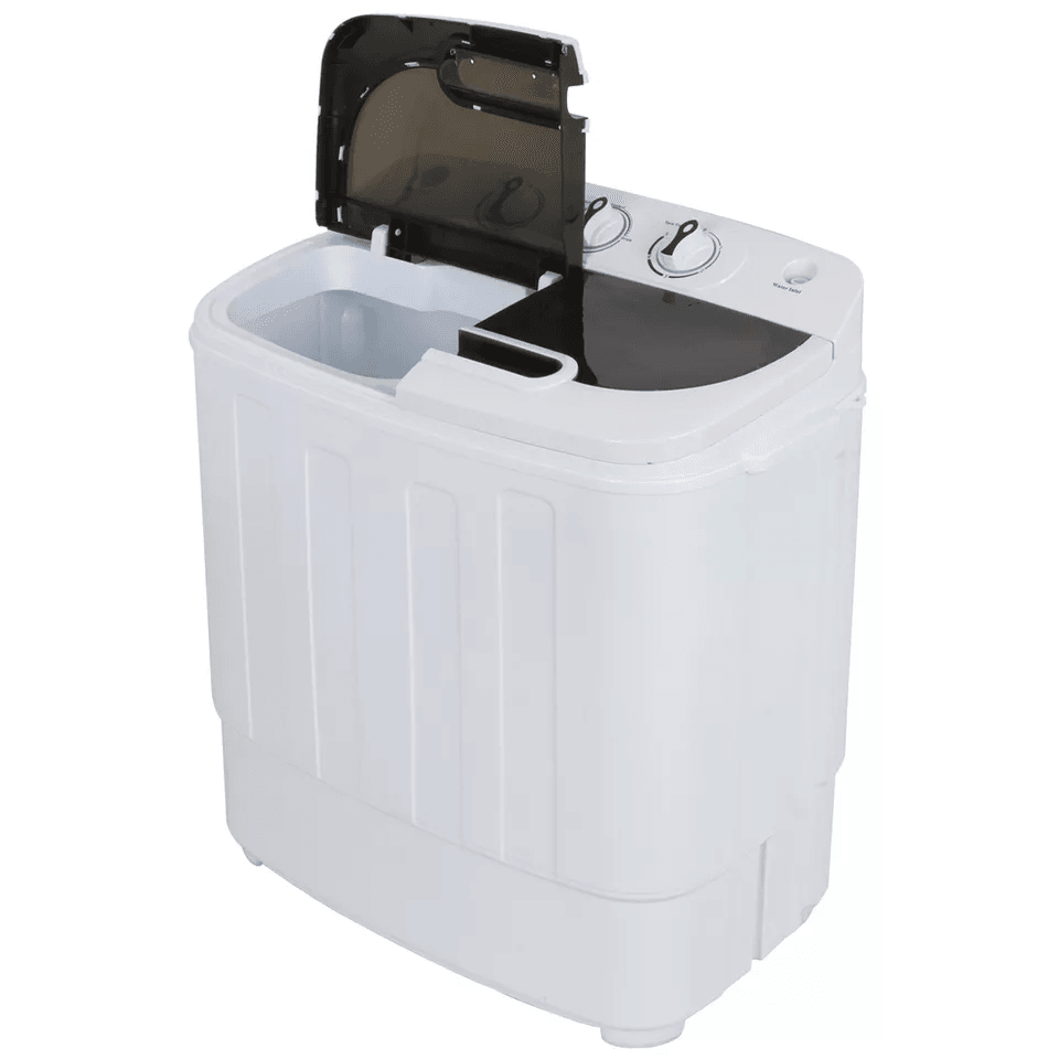 Compact Mini Twin Tub Washing Machine, Portable Washer & Dryer for Apartments, Dorms, RVs