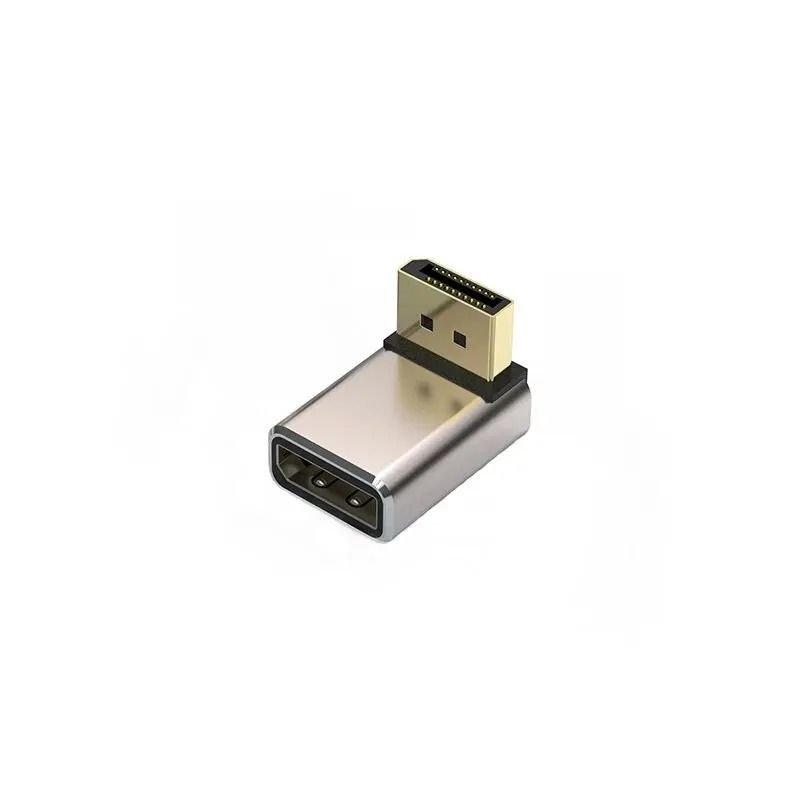 DisplayPort 1.4 Right Angle Adapter 8K 60Hz DP Extension Connector