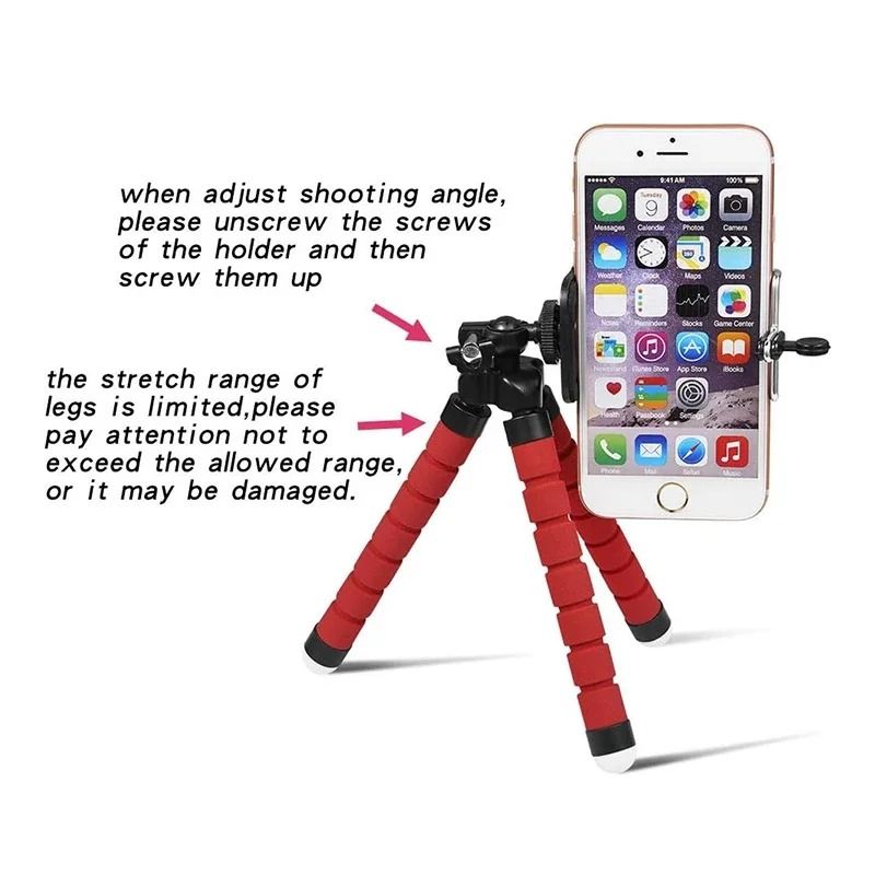 Flexible Octopus Mini Tripod – Universal Mobile & Camera Mount