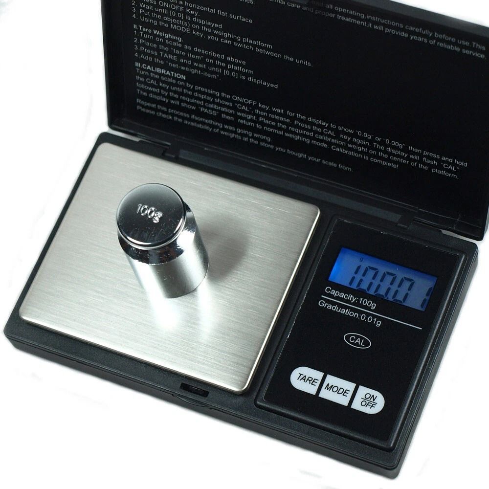 Horizon Digital Jewelry Scale Portable Precision Pocket Gram Scale