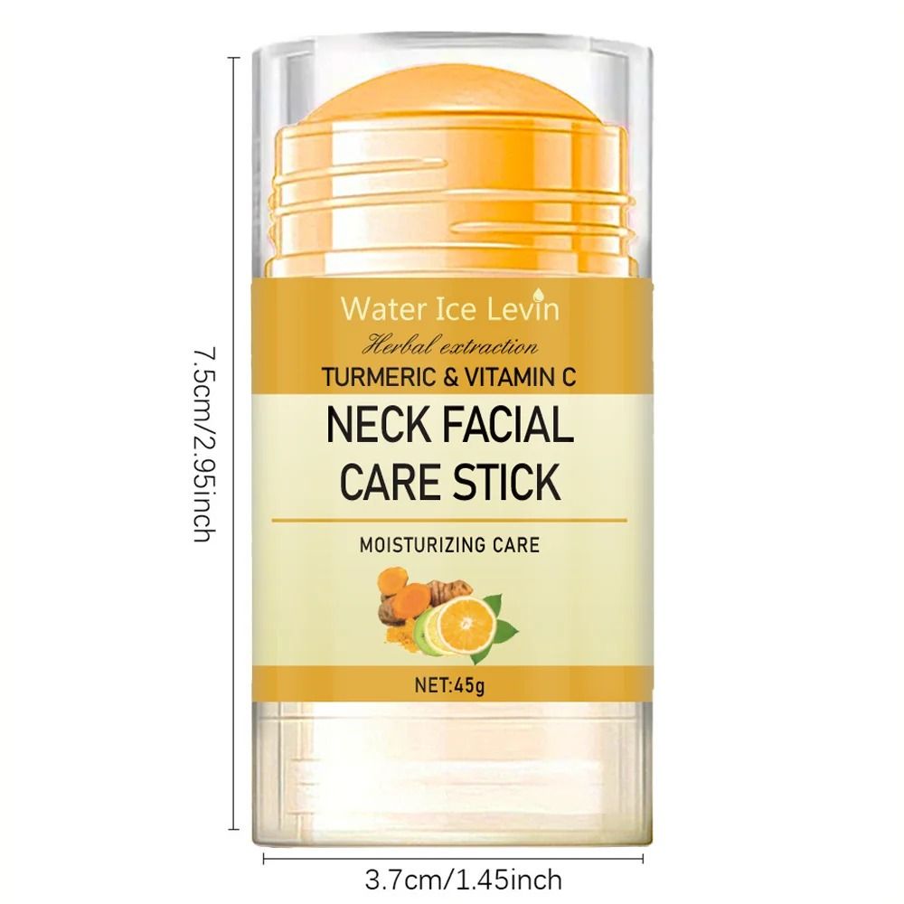 Turmeric Vitamin C Neck Facia Care Wrinkle Lines Lifting Whitening Tighten Double Chin Cream Stick