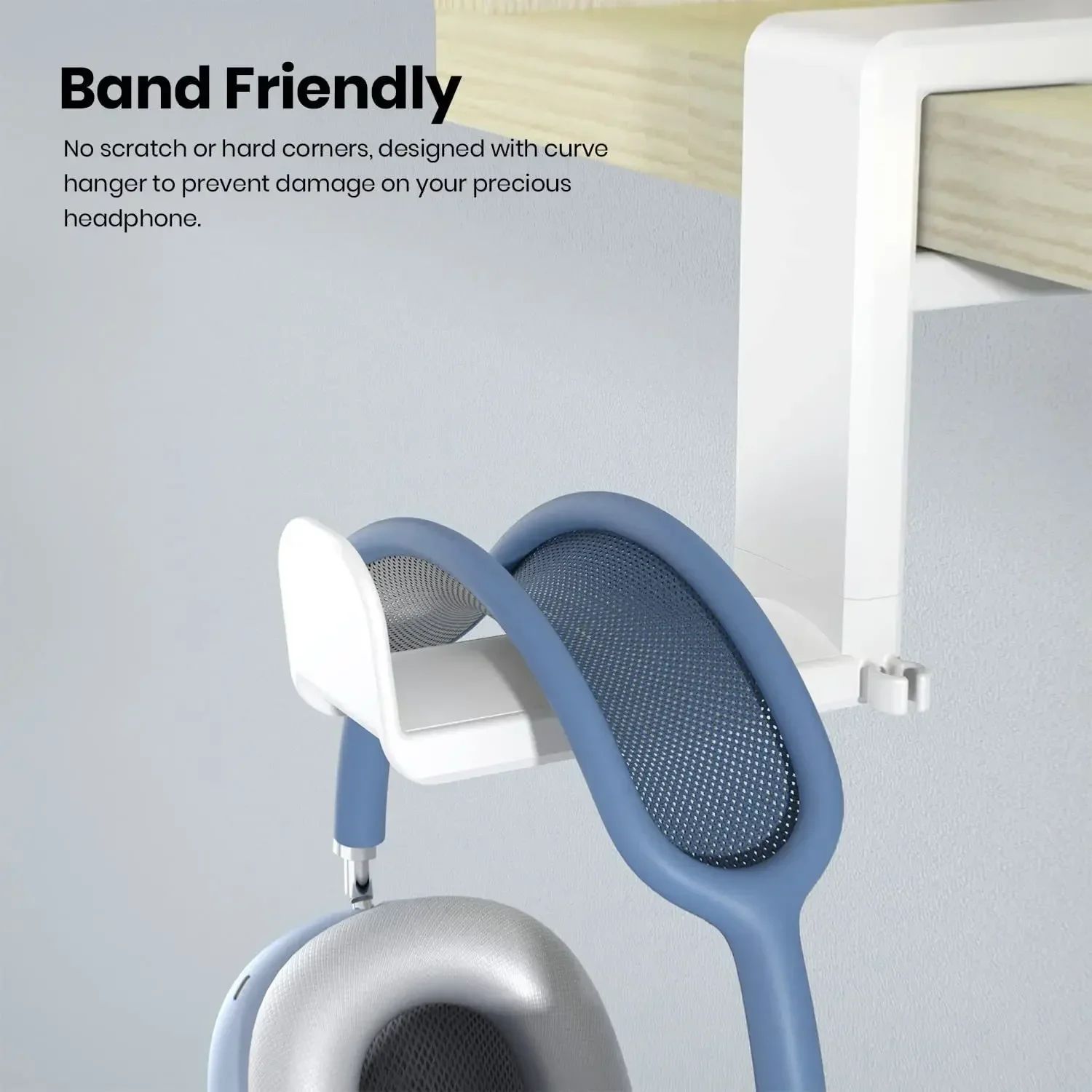 Rotating Desk Clip Headphone Holder