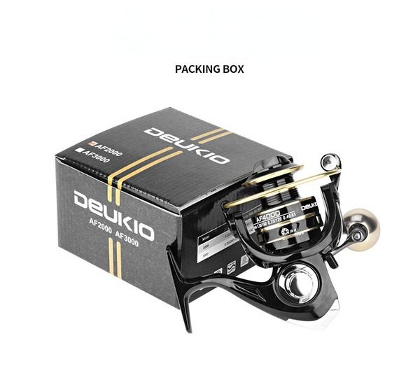 Premium Metal Spinning Fishing Reel, Freshwater Saltwater, Left Right Hand Reel, Smooth Action & Durability