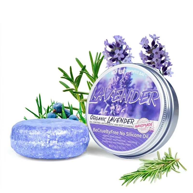 PureHerb Ginger-Polygonum & Lavender Hair & Body Soap-Bar – Cold-Processed Plant Treatment
