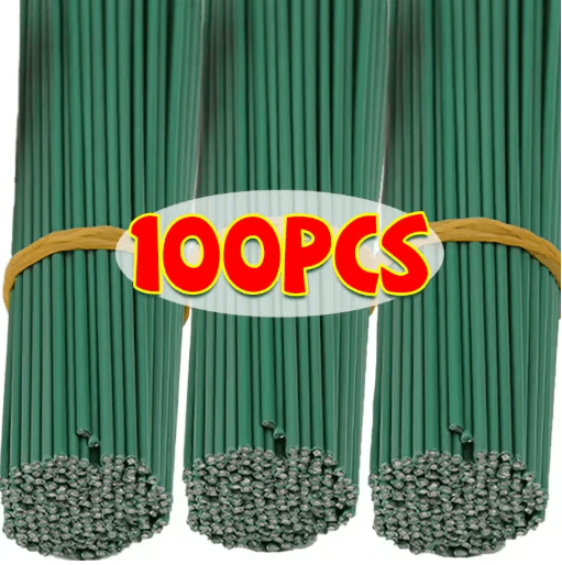 Artificial Flower Stems – Bendable Wire DIY Floral Stems for Wedding & Craft Decor