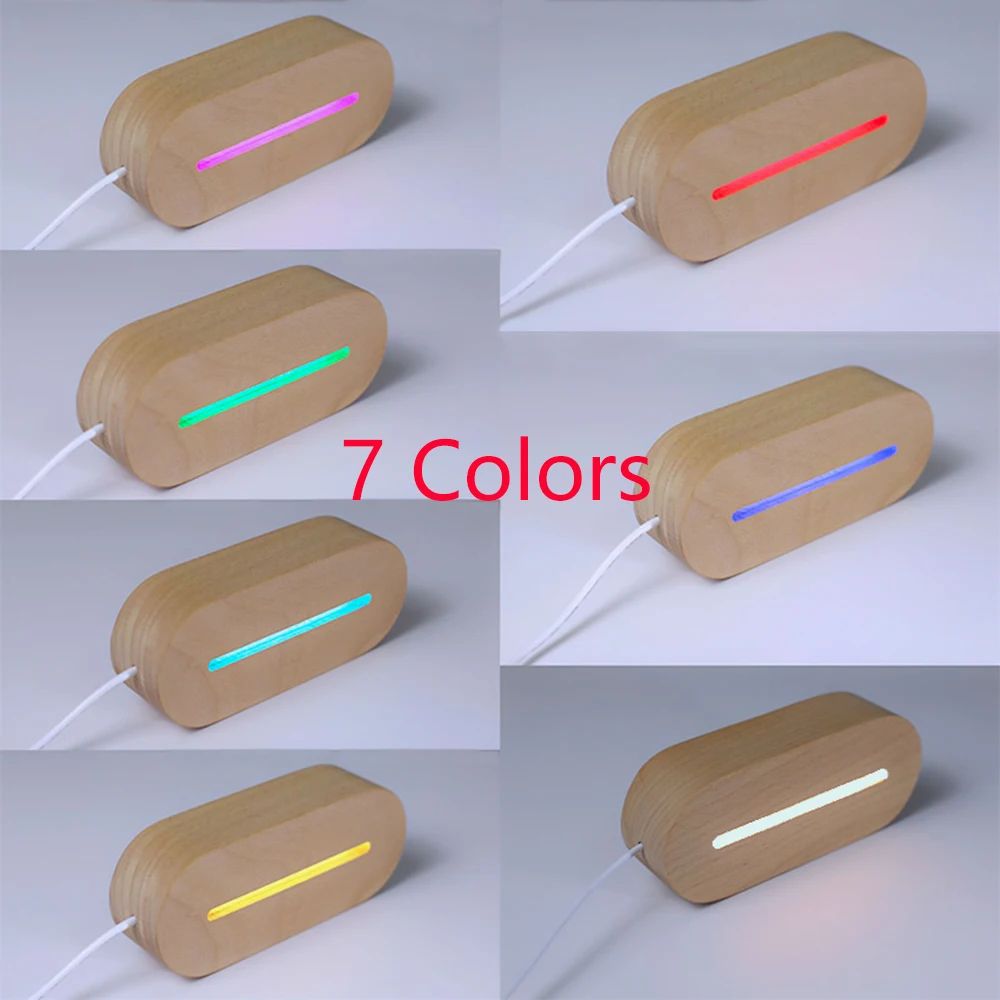 Personalized Kids Night Light Custom Name Animal Acrylic Lamp