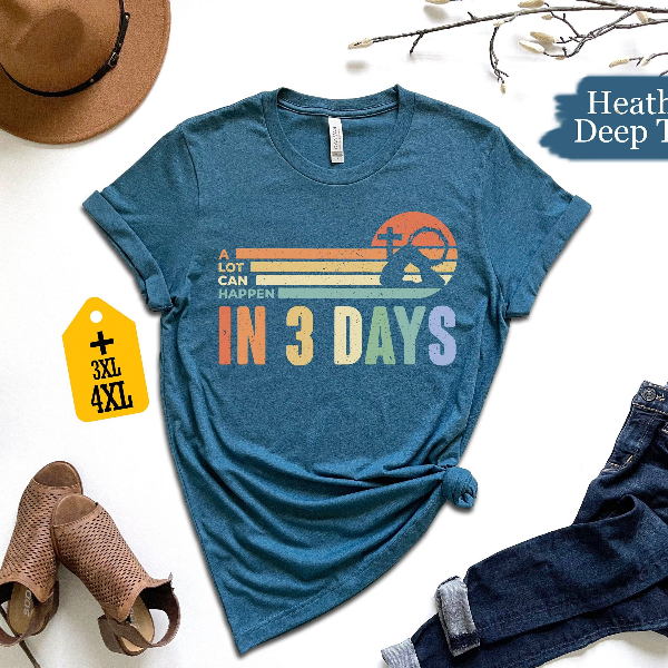 A Lot Can Happens In 3 Days Shirt, Retro Easter Day Shirt, He Is Risen Shirt, Jesus Shirt, Christian Gift