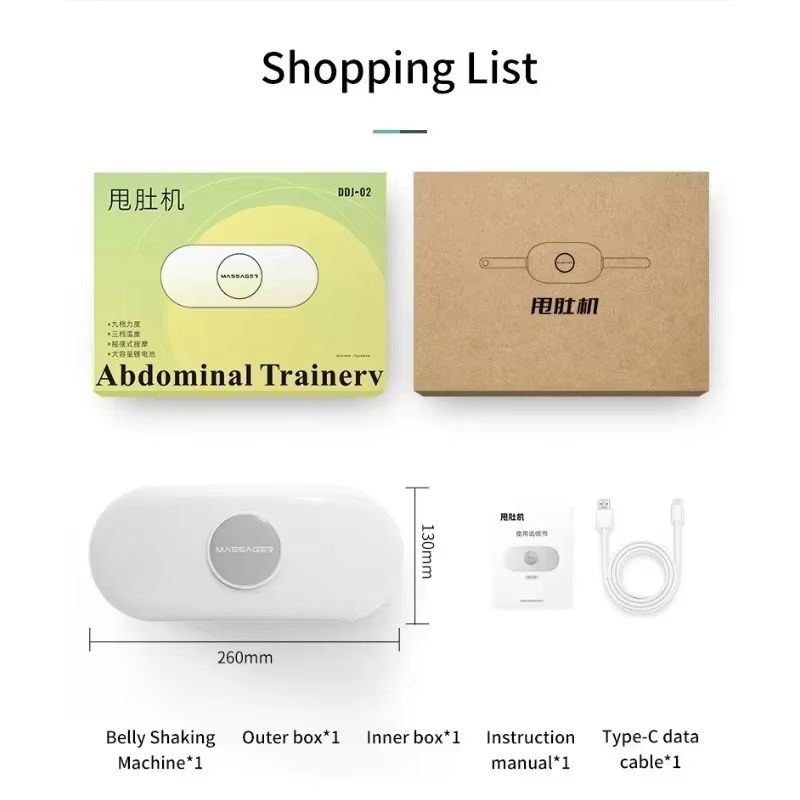 VibraTone Pro Wireless Heated Belly Massager Belt