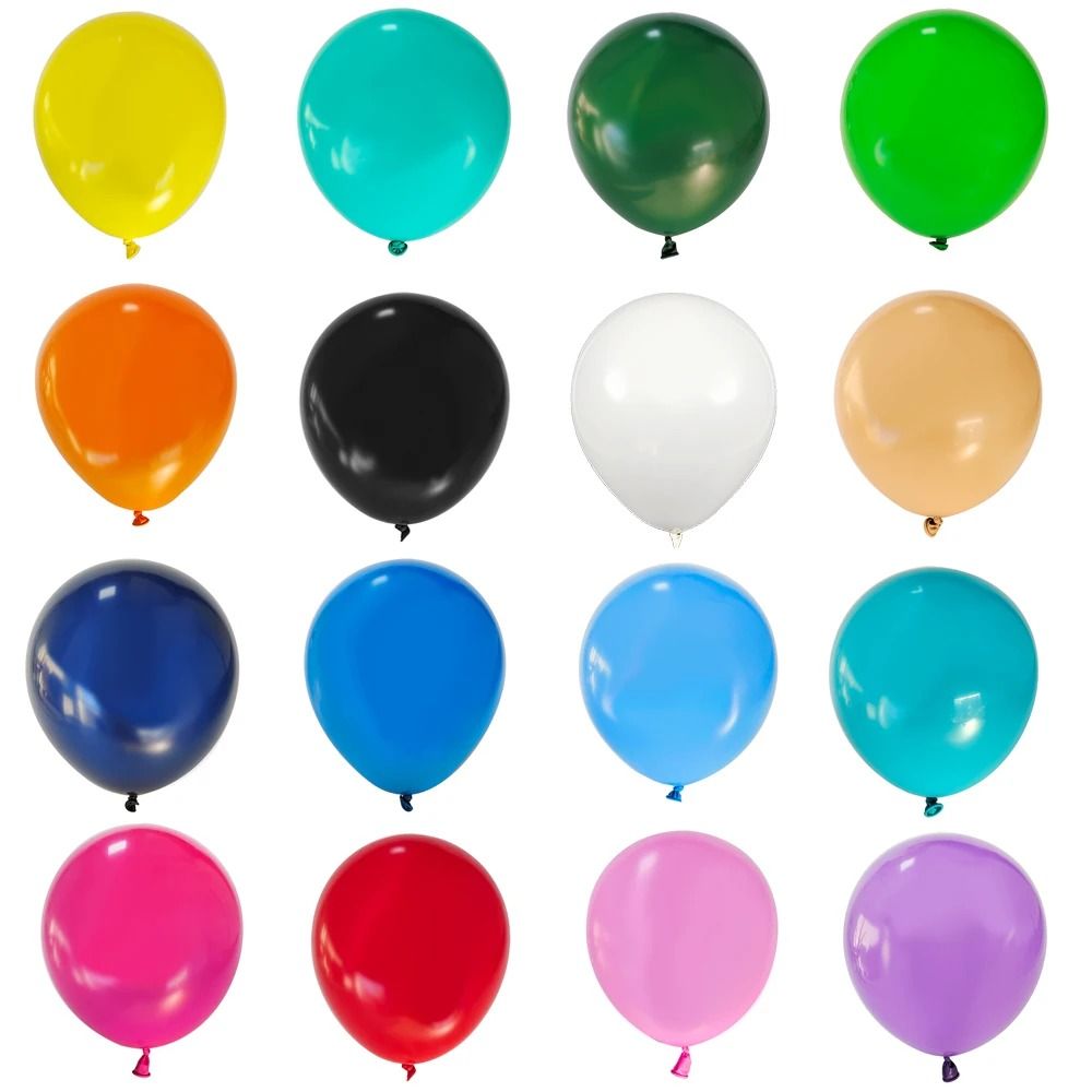 Premium Matte Latex Balloon Set | 10-Piece Multi-Size Pack