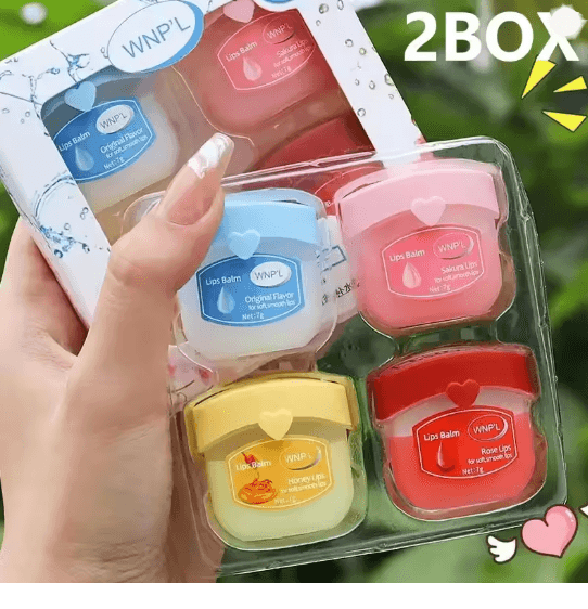 Fruit Lip Balm Set Moisturizing Non Sticky Lip Care Collection
