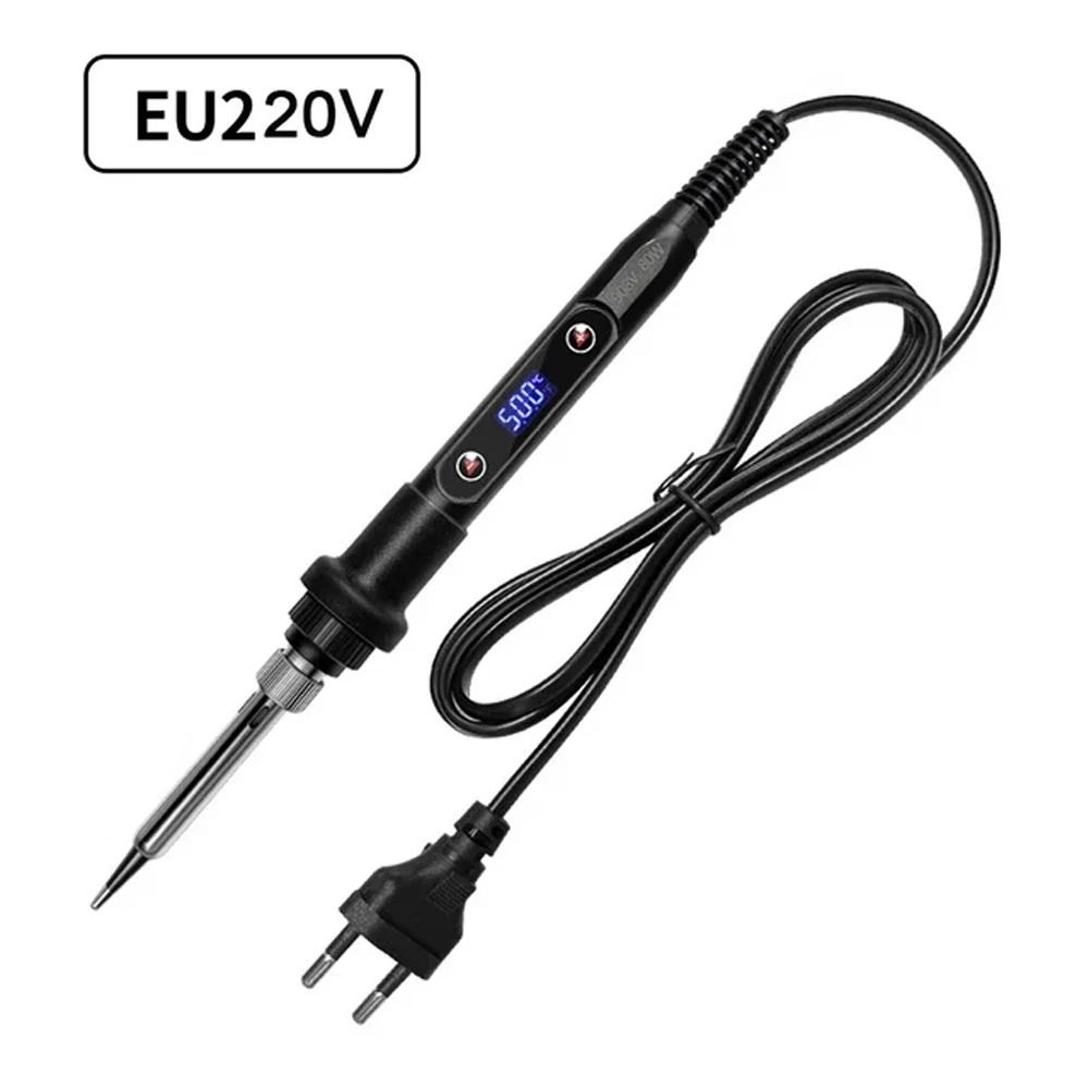 Electric Soldering Iron Kit With LCD Display And Adjustable Temperature