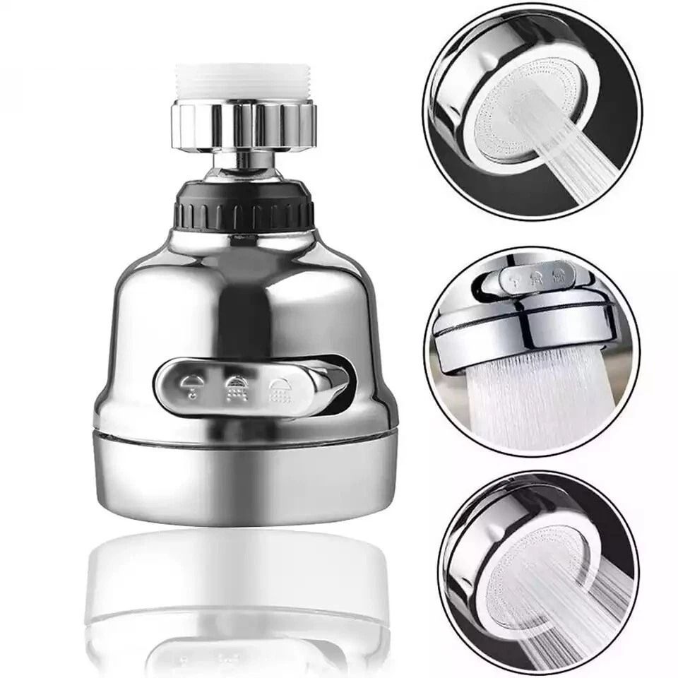 Swivel Faucet Sprayer Attachment for Kitchen Sink Water Saving Tap Head