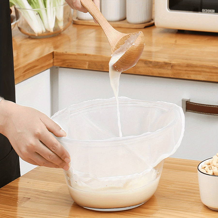 Fine Mesh Strainer Reusable Cheese Cloth Bags for Yogurt Juice Coffee Food Safe Gauze Filtering Bags Kitchen Accessory