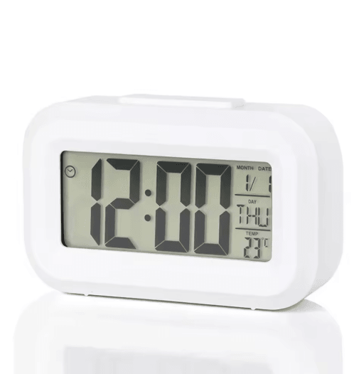 Time Glow LED Digital Alarm Clock Multi Function Backlit Calendar Desk Clock