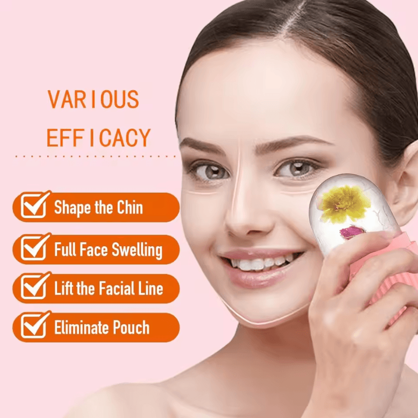 Silicone Ice Cube Tray – Beauty Ice Ball Face Massager for Lifting and Skin Care