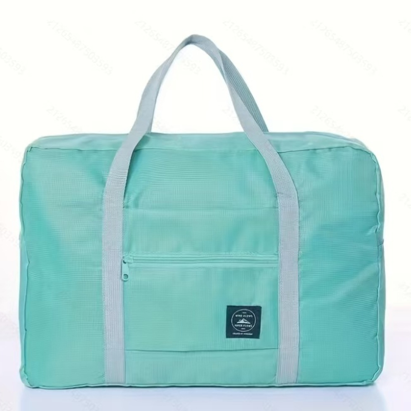 Large Handbag for Travel, Folding Travel Storage Bag, Boarding Luggage Tote for Clothes, Picnic, and Moving House Use