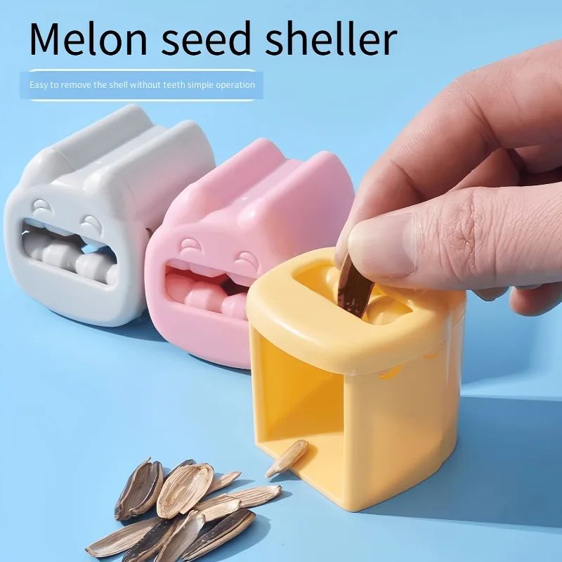2-Pack Manual Sunflower Seed Sheller Clip - Fast Sunflower Seed Splitter & Peeler Tool